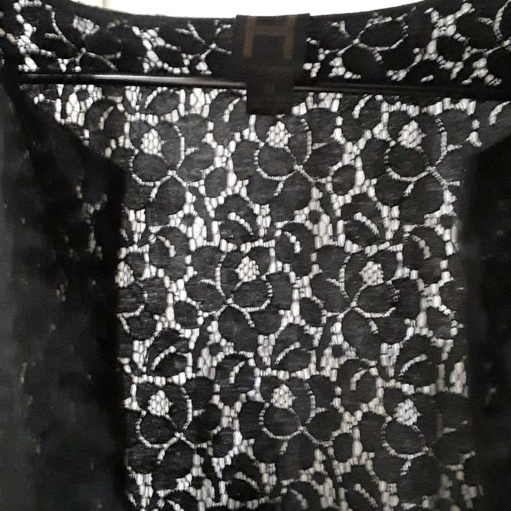 Rare! Heidi Weisel Tulle Lace Robe - Picture 8 of 11